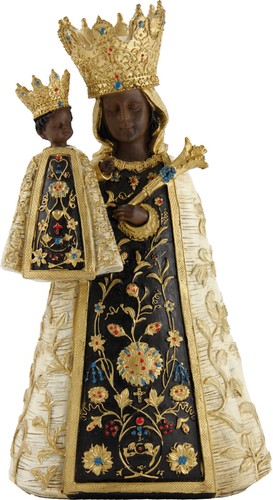Heiligenfigur schwarze madonna - schwarze,