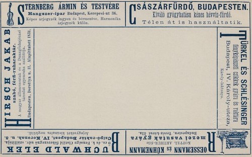 Ganzsache ungarn rückseitig - ganzsache,