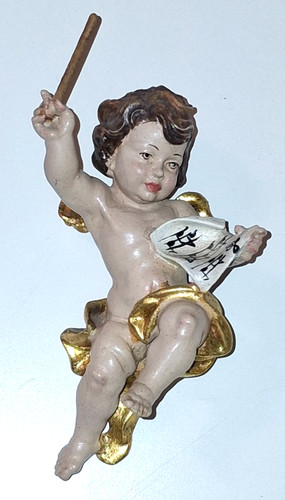 Holzfigur geschnitzt engel - geschnitzt,,