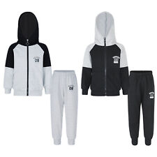DE Kinder Jungen Trainingsanzug Langarm Hoodie+Sporthose Joggingsanzug Laufanzug