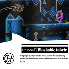 Gamer Mauspad Geometrie Dash Teppich Schreibtischmatte XLarge großer Zubehör