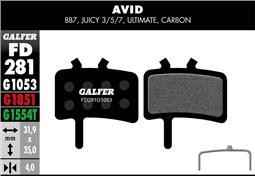 Galfer bremsbeläge avid bb7 - avid,