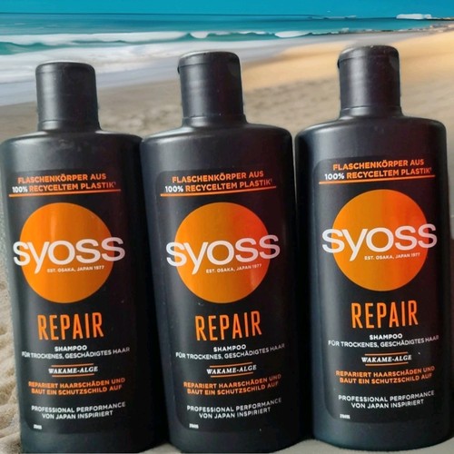 Syoss repair shampoo 3x440ml - ,,