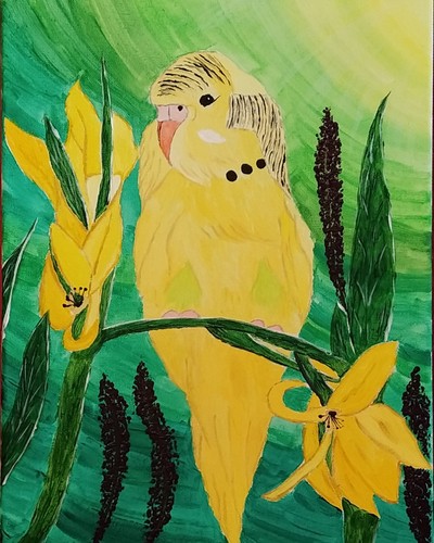 Acrylbild auf leinwand - auf,