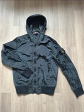 Stone Island Nylon Metal Watro Jacke Dunkelgrau Größe S Original 100%