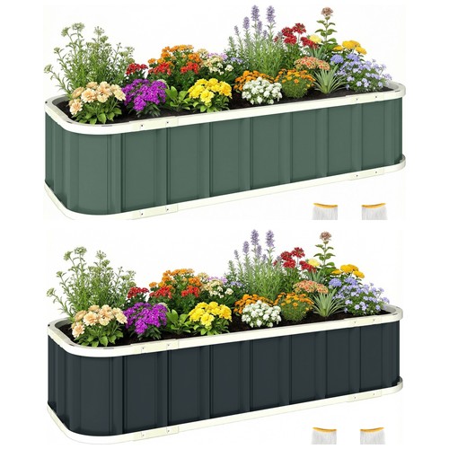 Hochbeet stahl pflanzbeet mit - pflanzbeet,
