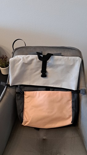 Rucksack mit kulturbeutel grau - kulturbeutel,