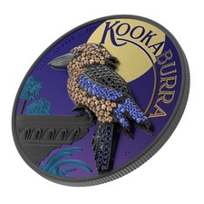 Australia 2022 1$  Kookaburra Night 1 Oz silber Münze