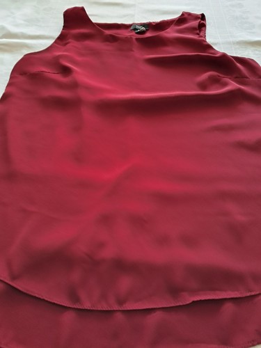 Bluse ärmellos beerenrot - f&f, bluse-Ärmellos-beerenrot
