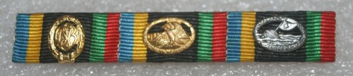 3er bandspange dsb gold - bandspange, gold,