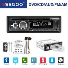 Autoradio mit Bluetooth BT Freisprech 7 Farben 1DIN MP3 Player DVD USB CD Aux FM