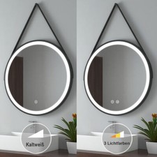 Badspiegel rund mit led - rund,