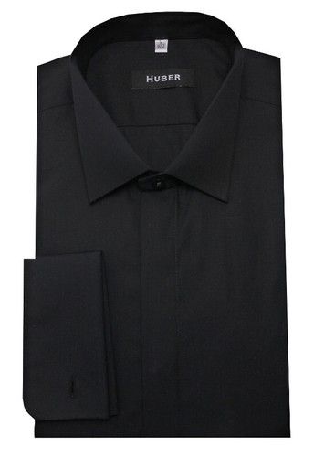 Huber smoking hemd schwarz - smoking,