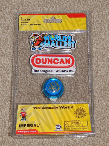 Duncan world smallest yo - world's,