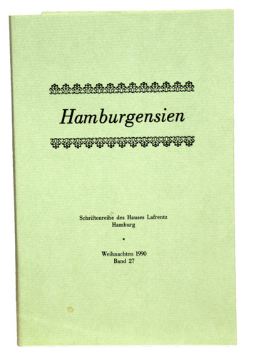Hamburgensien band - band, /