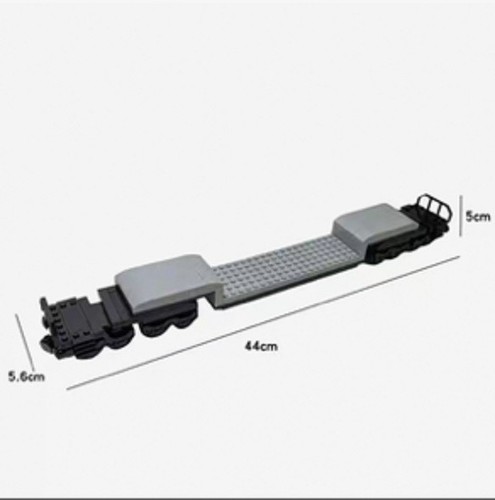 Eisenbahnwagon tieflader moc - tieflader,