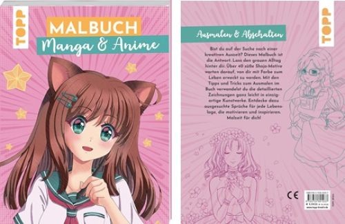 Malbuch manga anime - manga, das