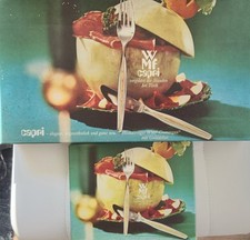 Tafelbesteck Hochwertiges WMF-Cromargan mit Golddekor, Besteck.