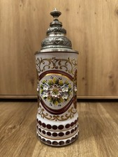 Glaskrug Überfang Henkelkrug