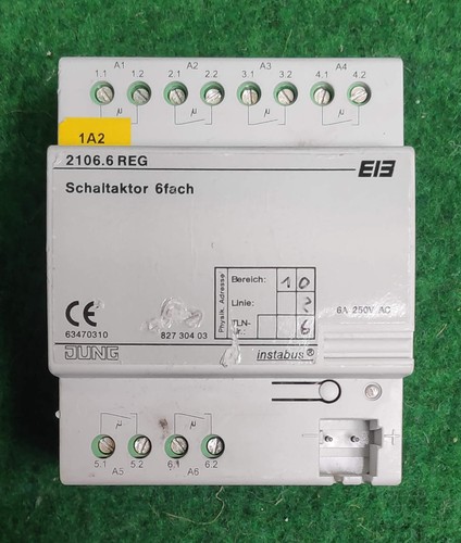 Jung 2106 schaltaktor 6fach - jung, 2106.6