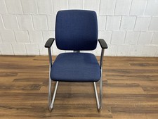 Sedus Early Bird Besucherstuhl Freischwinger dunkelblau chrom