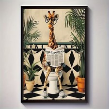 Leinwanddruck  Giraffe