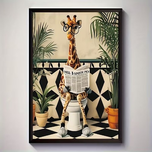 Leinwanddruck giraffe - leinwanddruck,