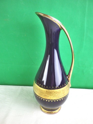 Vase porzellan kobaltblau - vase,