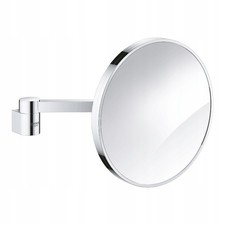 Grohe Selection Miroir 41077000 Kosmetik-Wandspiegel, Kreis 200 x 200mm
