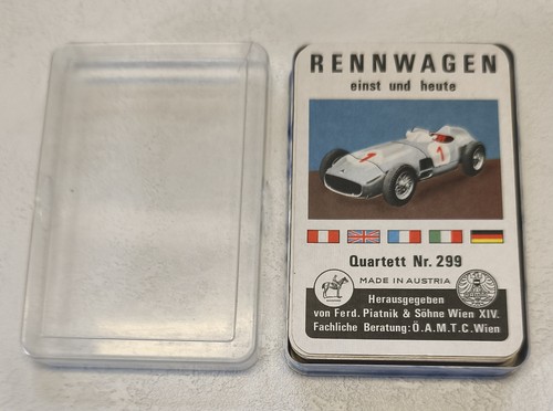 Quartett rennwagen einst und - rennwagen,