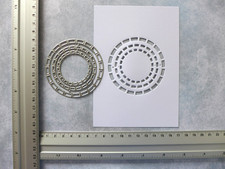 Stanzschablonen Set - Hintergrund - rundes Design - Insert - RAR