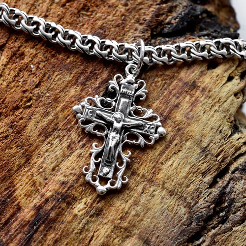 Kreuz 925 silber orthodox - kreuz,