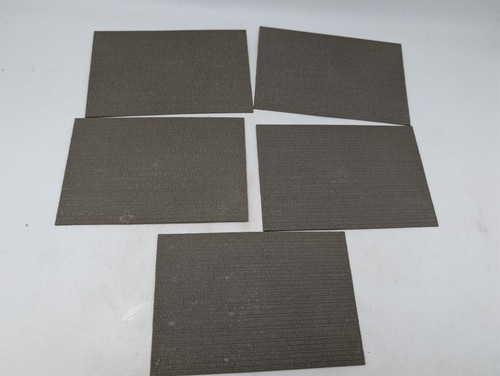 Spur mauerplatten grau - 5x, h0