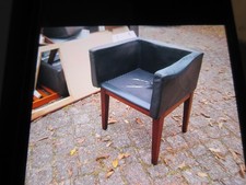 vintage design stuhl hocker würfel beine teak dänisch