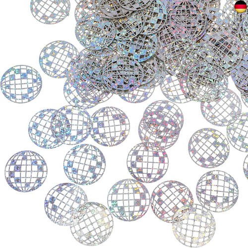 200 stück glitzer discokugel - glitzer,