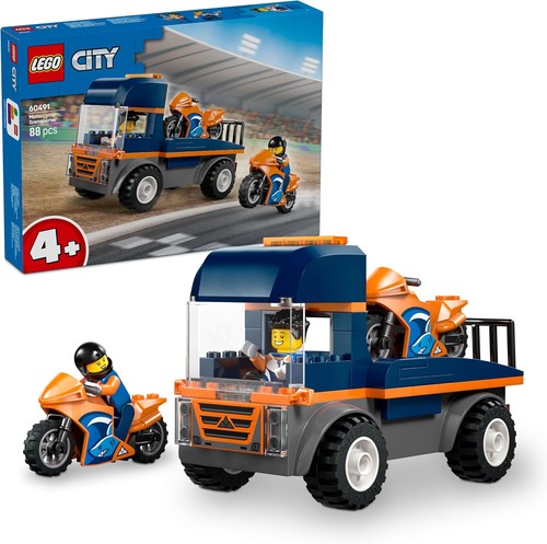 Lego city motorradtransporter - city,