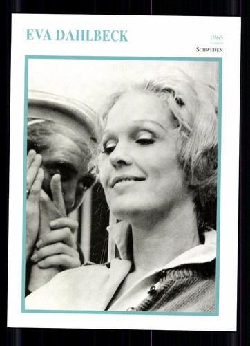 Eva dahlbeck starportraitkarte - dahlbeck,