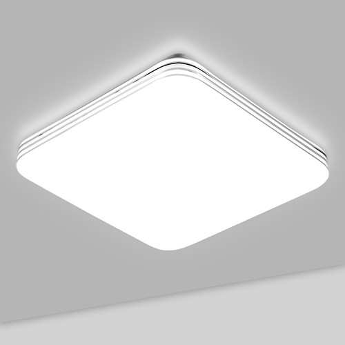 Led deckenlampe rund - deckenlampe, eckig