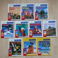 Das Reisemagazin GEO Saison Januar - Dezember 1995, kompletter Jahrgang 10 Hefte