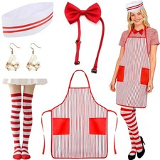 Popcorn kostüm kellner set - kellner,