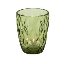 Wasserglas grün 8 cm - wasserglas, grün,