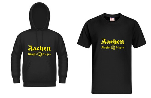 Shirt kapuzensweat aachen - t-shirt,