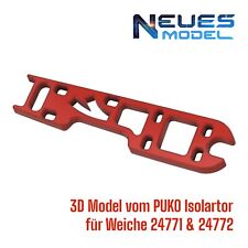 Märklin C-Gleis PUKO Isolator für C-Gleis Schlanke Bogen Weichen 24771 & 24772