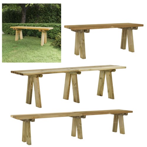Gartenbank massivholz kiefer - massivholz,