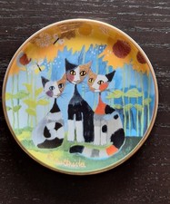 Katzenteller aus Porzellan ca