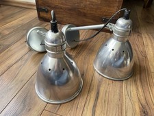 2 x IKEA SARLA – Wandlampe – Vintage – Alu – Industrie – Lampe