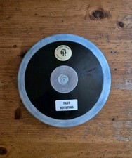 Carbon-Wettkampf-Diskus scheibe 1,25 kg ISAR  gebraucht  Training Schwarz Silber