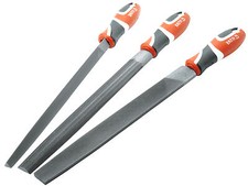 Metall Feilen Satz Dreikantfeile Falchfeile Halb Rundfeile Hieb 2# Kantfeile Set
