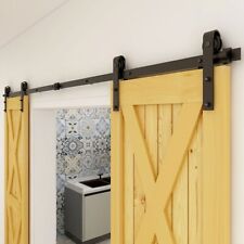 CCJH Schiebetürsystem Laufschiene Beschlag für Schiebetüren Holzschiebetür 1M-4M