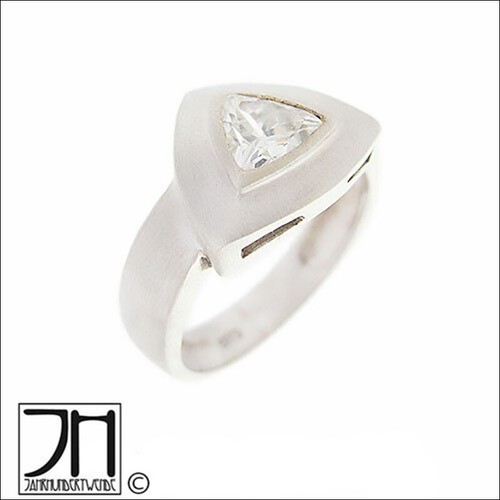 Modernist silber fingerring - modernist,